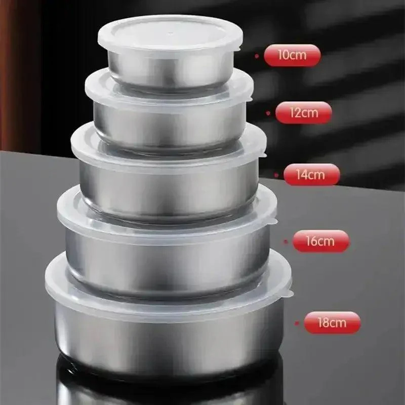 Stainless Steel Food Box 5 in 1 - Image 2